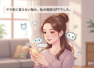 【主婦のリアル】夜のリビングでAIに話しかけてる私の話｜ChatGPT活用体験