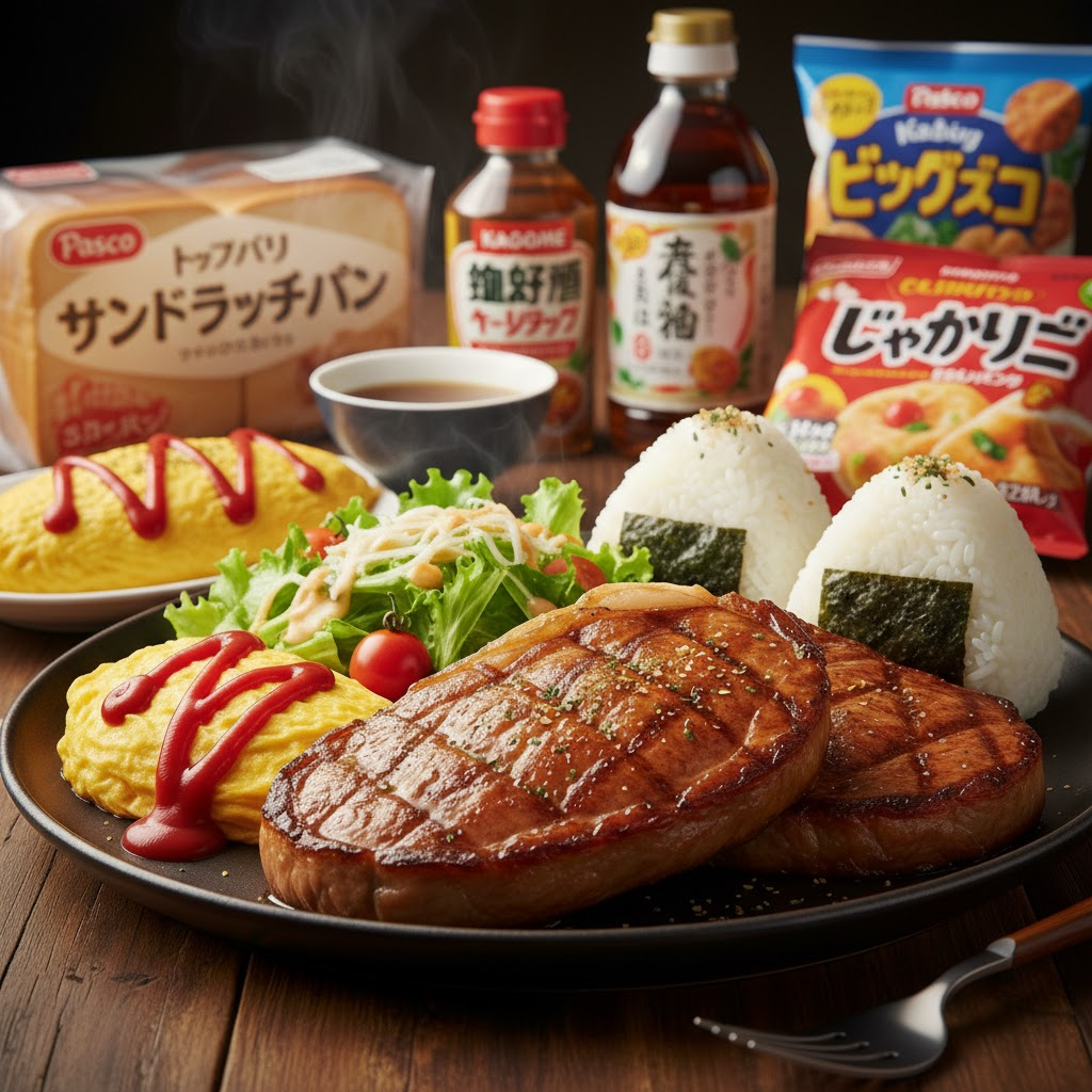 異世界の住人が料理に感動するイメージ画像