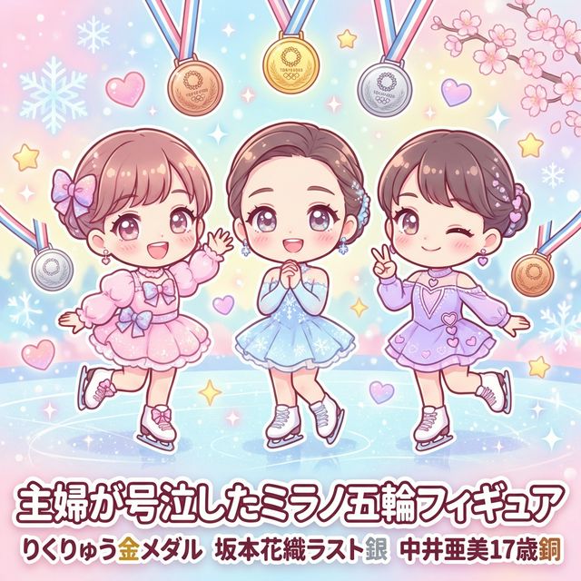 【主婦が号泣】ミラノ五輪フィギュア全6メダル解説｜りくりゅう大逆転金・坂本花織涙の銀・17歳中井亜美の銅
