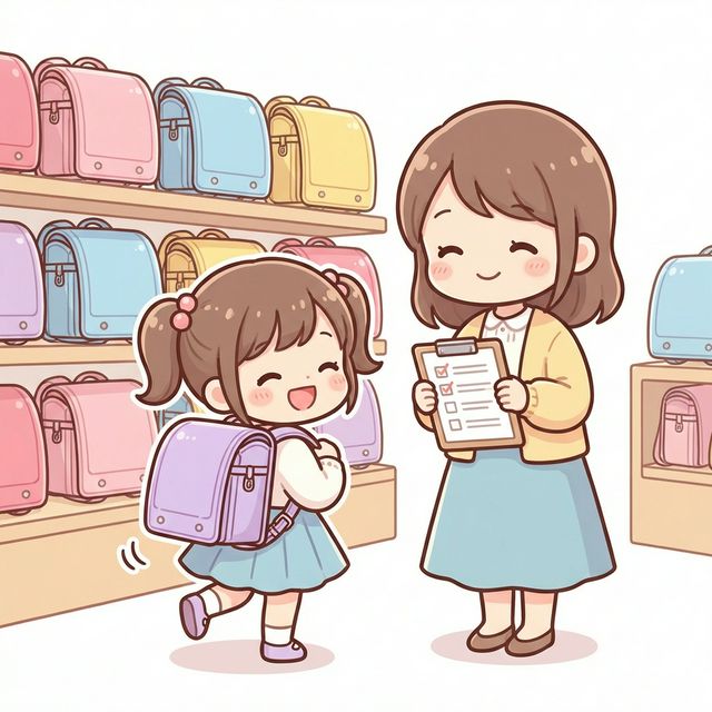 ランドセル選びで失敗しないための7つのチェックポイント一覧