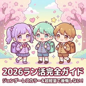 【2026ラン活】後悔しないランドセルの選び方｜ジェンダーレスカラー＆超軽量モデル徹底比較