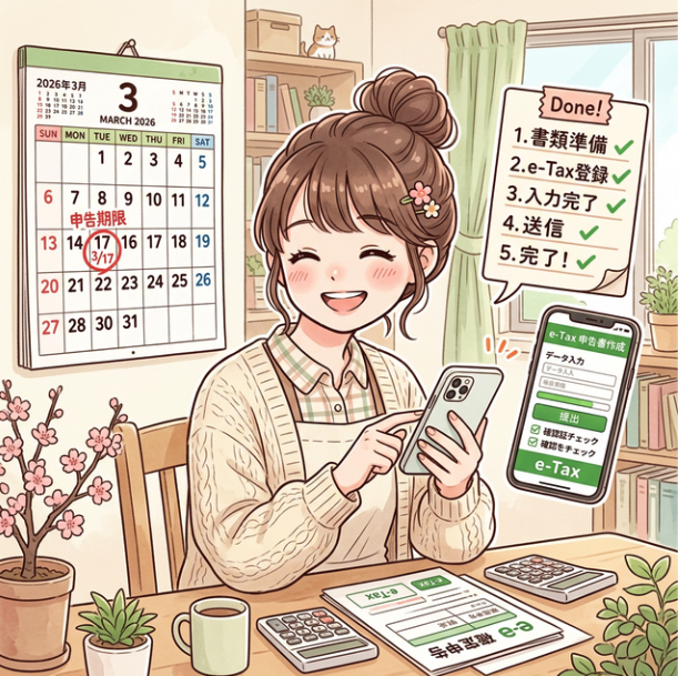 2026年確定申告のスケジュールと持ち物チェックリスト