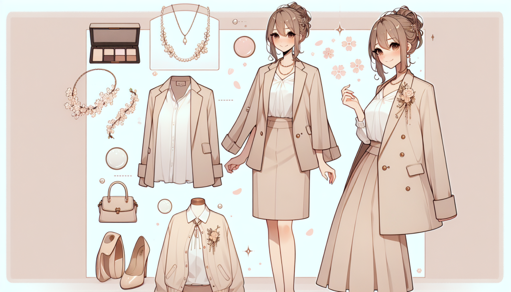卒園式と入学式の着回しセレモニーコーデまとめイラスト